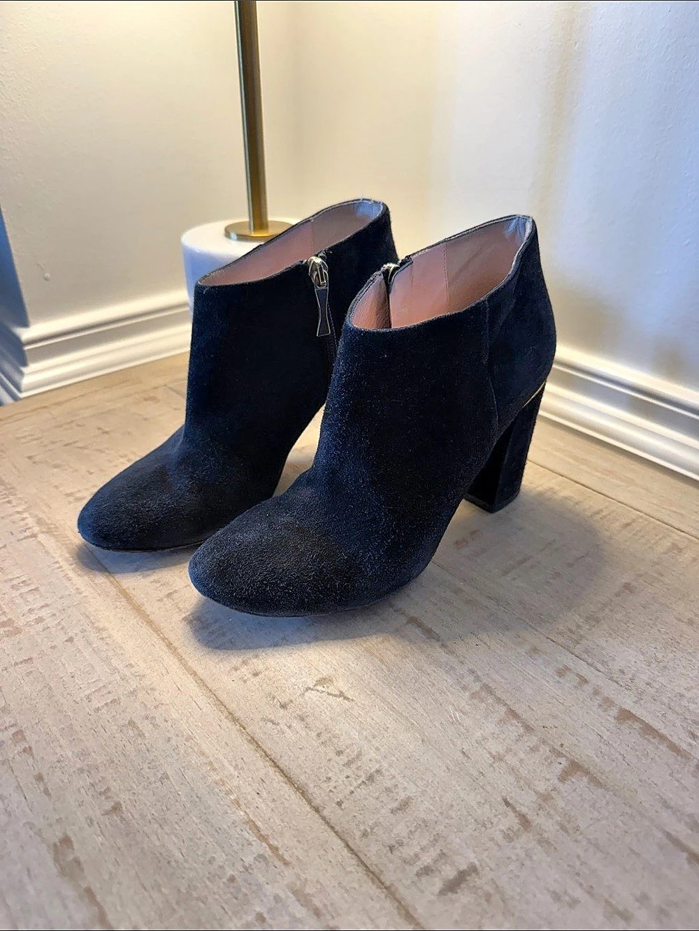 Kate spade- Black Heeled Ankle Booties Like New